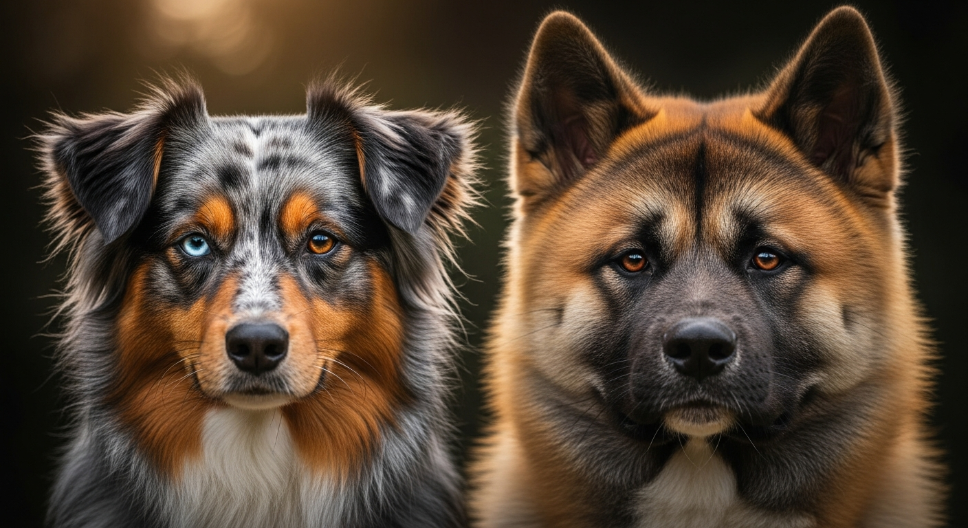 Comparaison Berger Américain Miniature vs Akita Américain