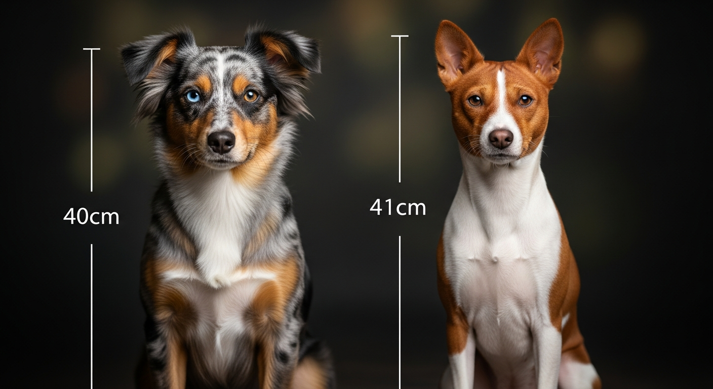 Comparaison Berger Américain Miniature vs Basenji
