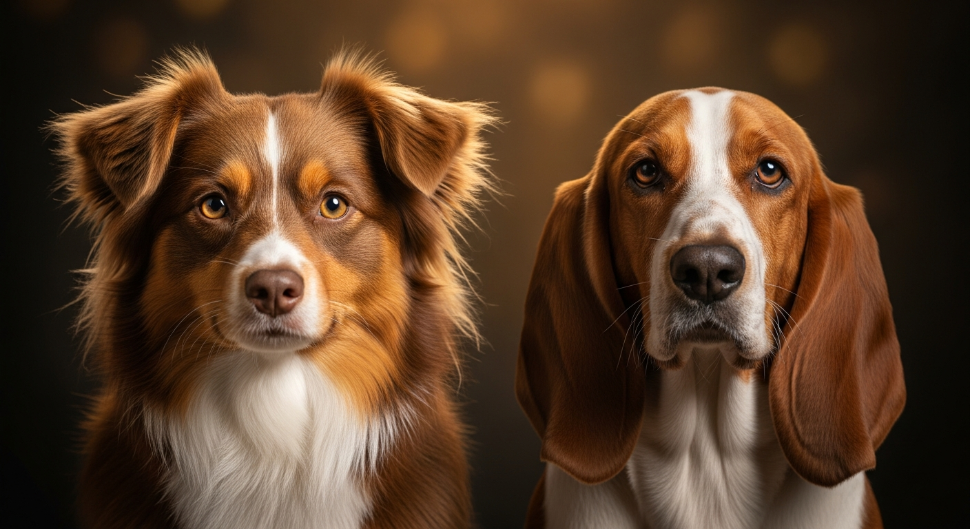 Comparaison Berger Américain Miniature vs Basset Fauve De Bretagne