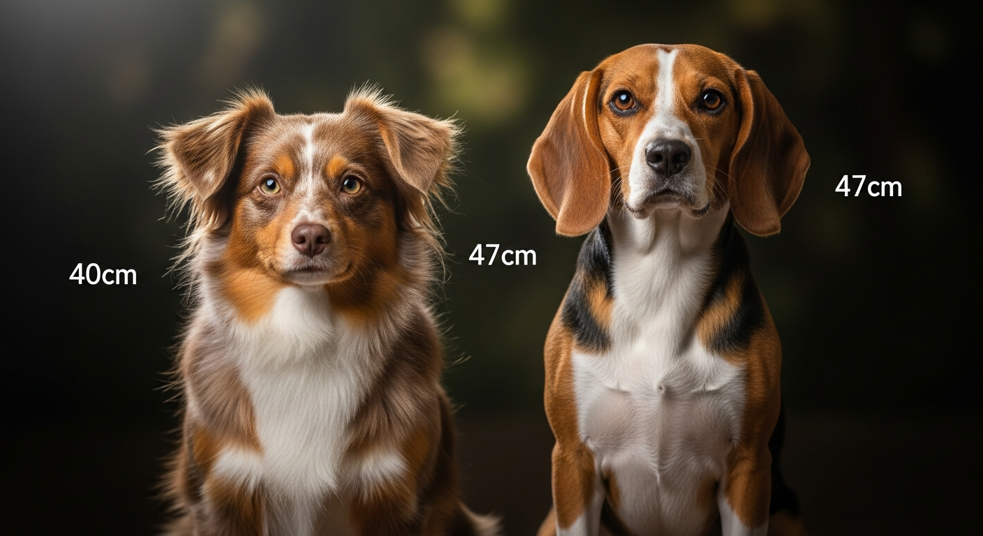 Comparaison Berger Américain Miniature vs Beagle Harrier