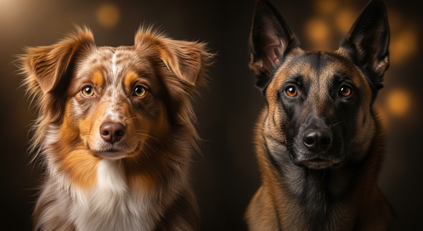 Comparaison Berger Américain Miniature vs Berger Belge Malinois