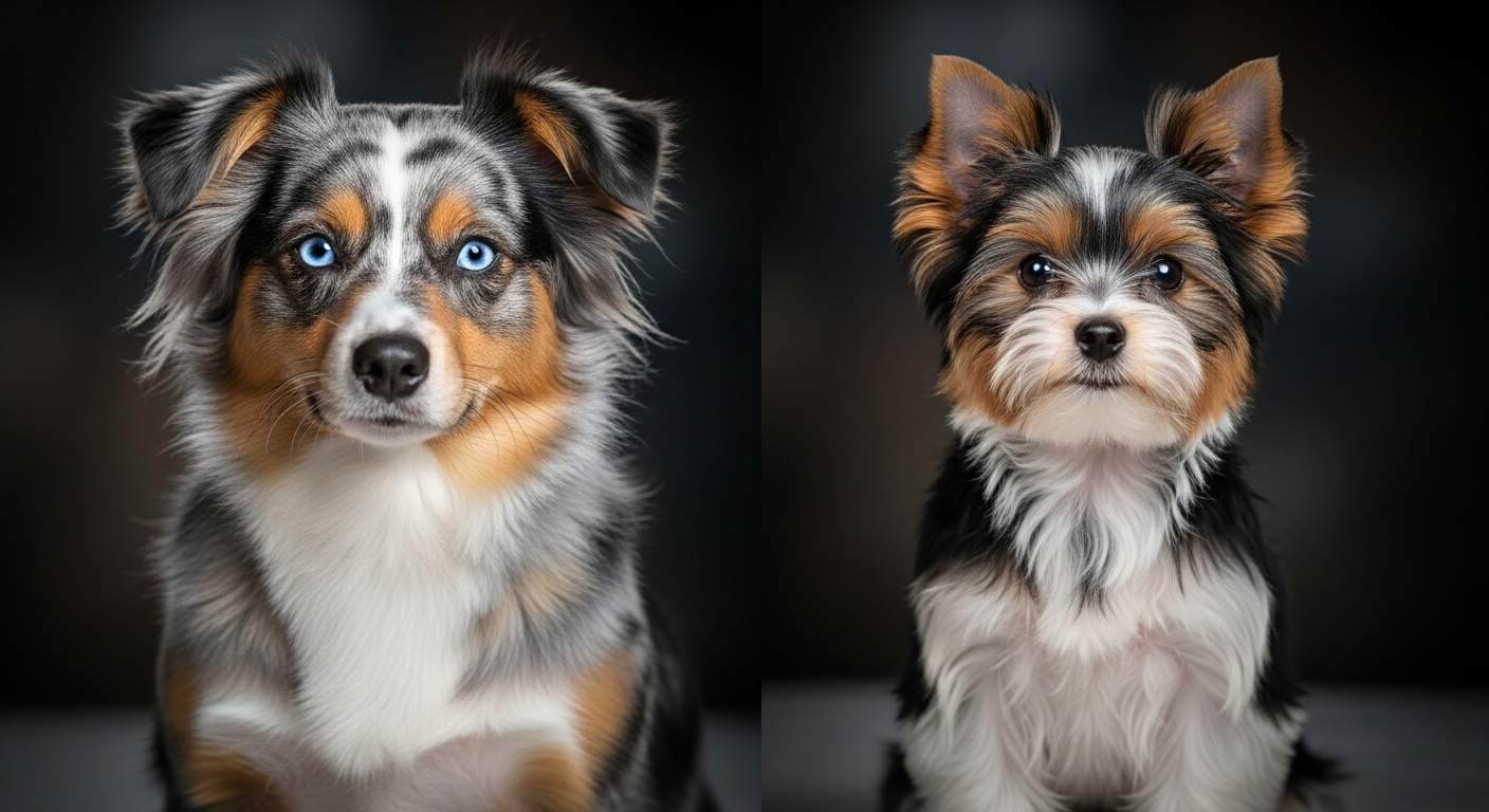 Comparaison Berger Américain Miniature vs Biewer Terrier