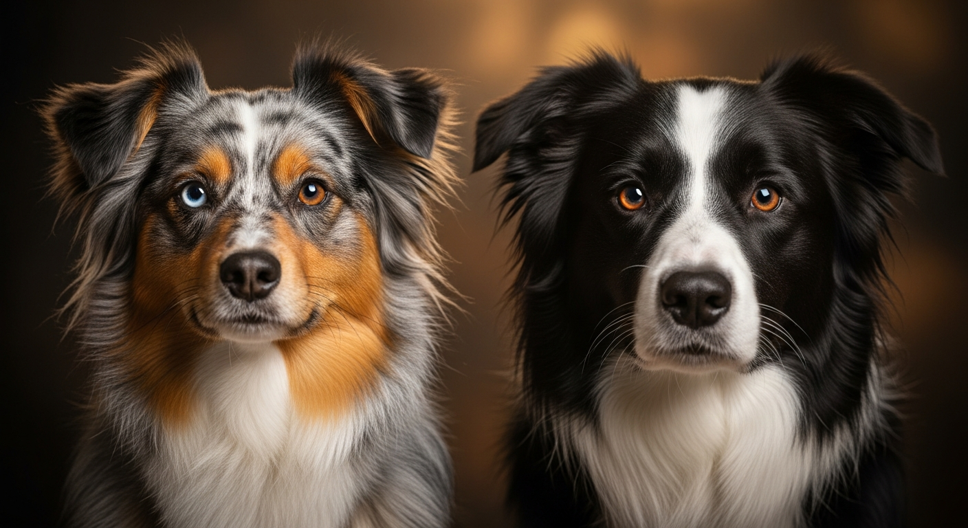 Border Collie vs Berger Américain Miniature