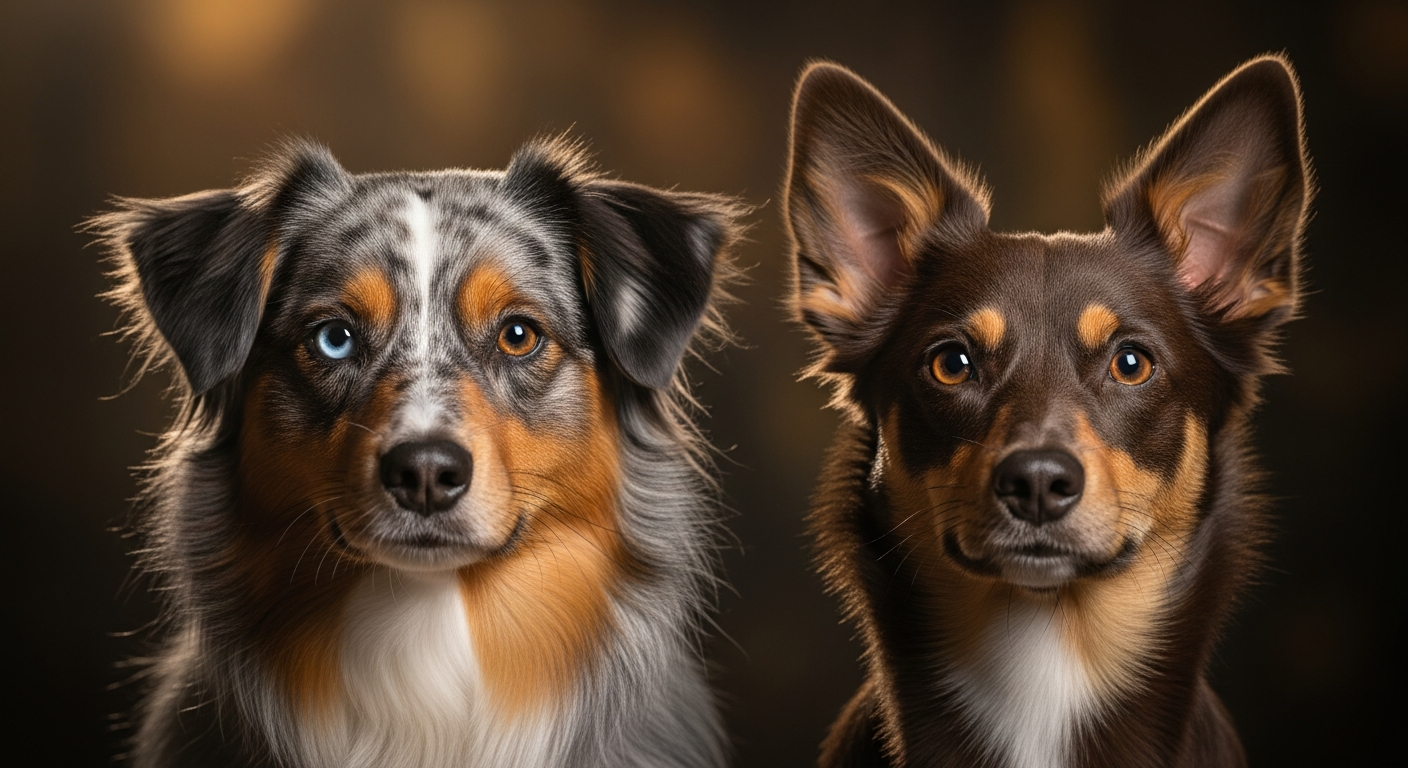 Comparaison Berger Américain Miniature vs Bouledogue Français Fauve