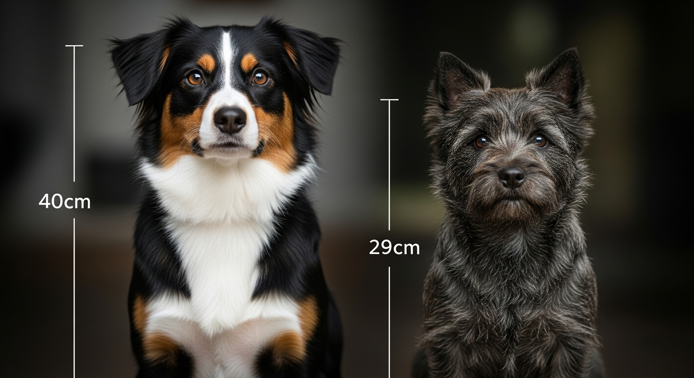 Comparaison Berger Américain Miniature vs Cairn Terrier