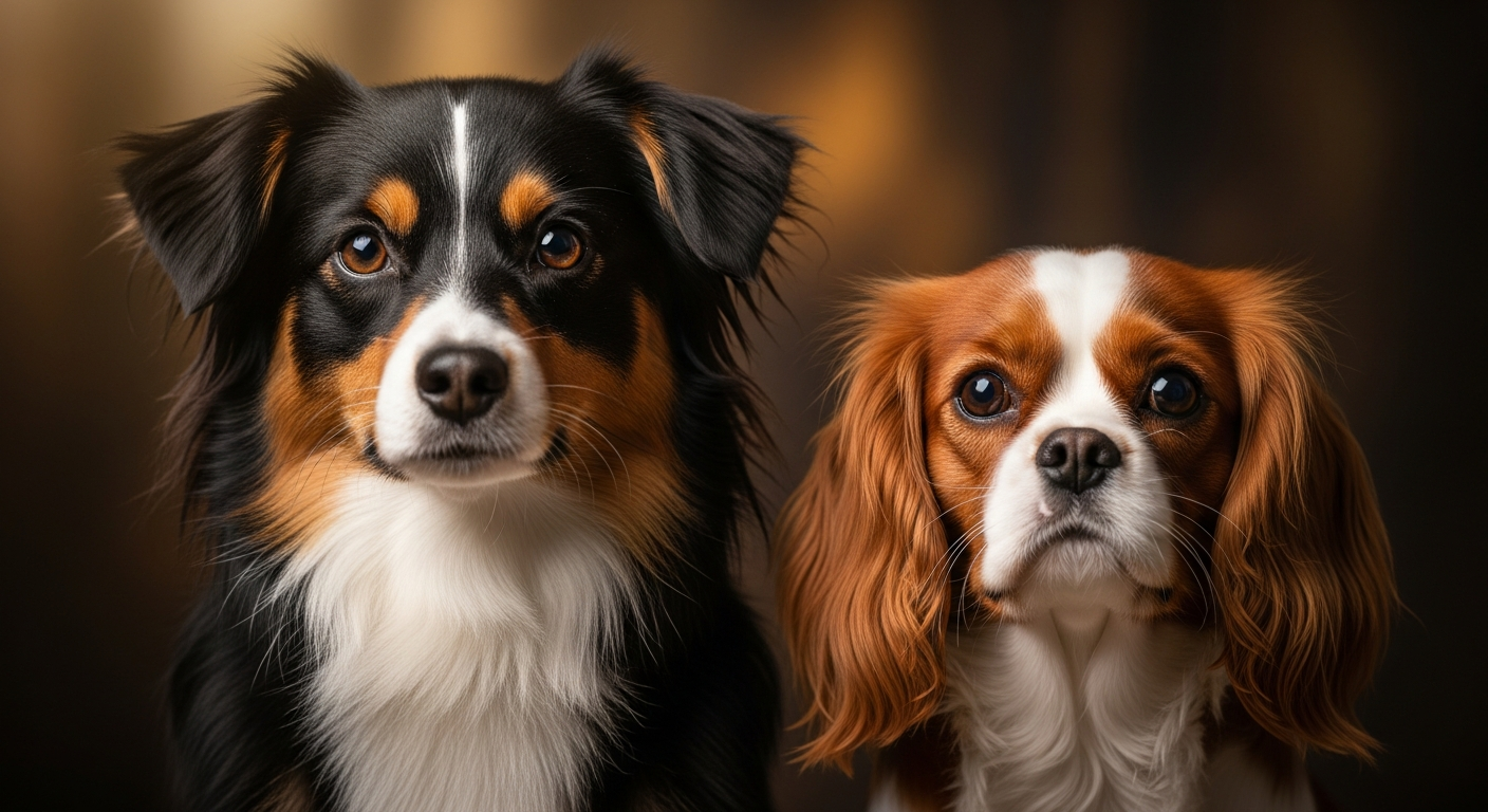 Cavalier King Charles vs Berger Américain Miniature