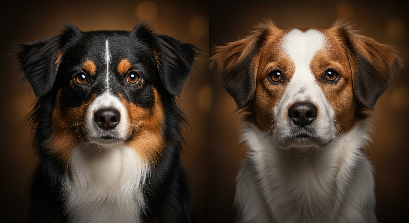 Comparaison Berger Américain Miniature vs Chien Courant Espagnol
