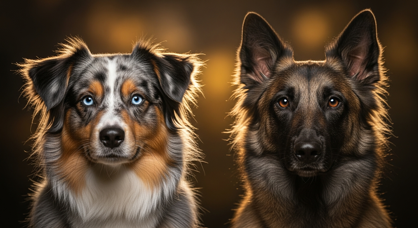 Comparaison Berger Américain Miniature vs Chien Courant Finnois