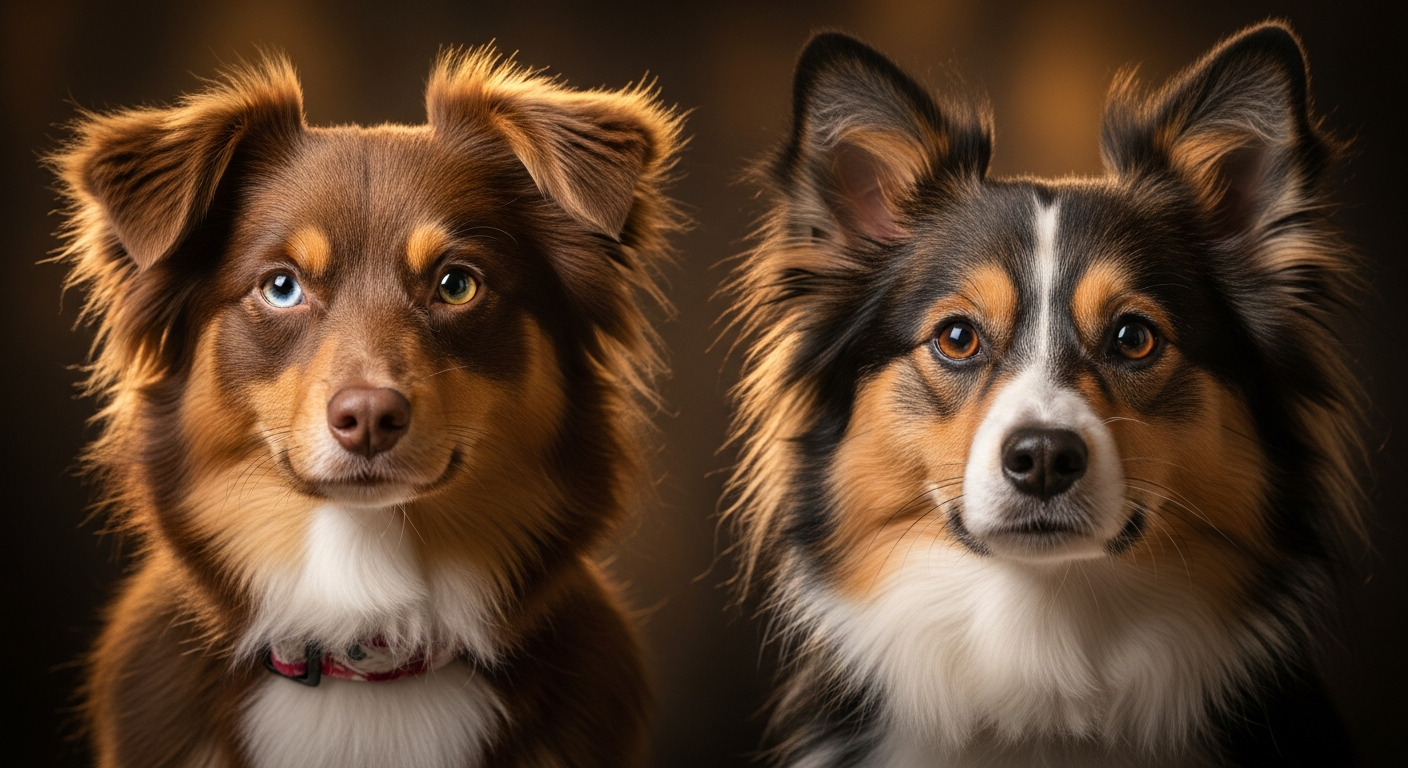 Comparaison Berger Américain Miniature vs Chien Courant Tricolore Serbe