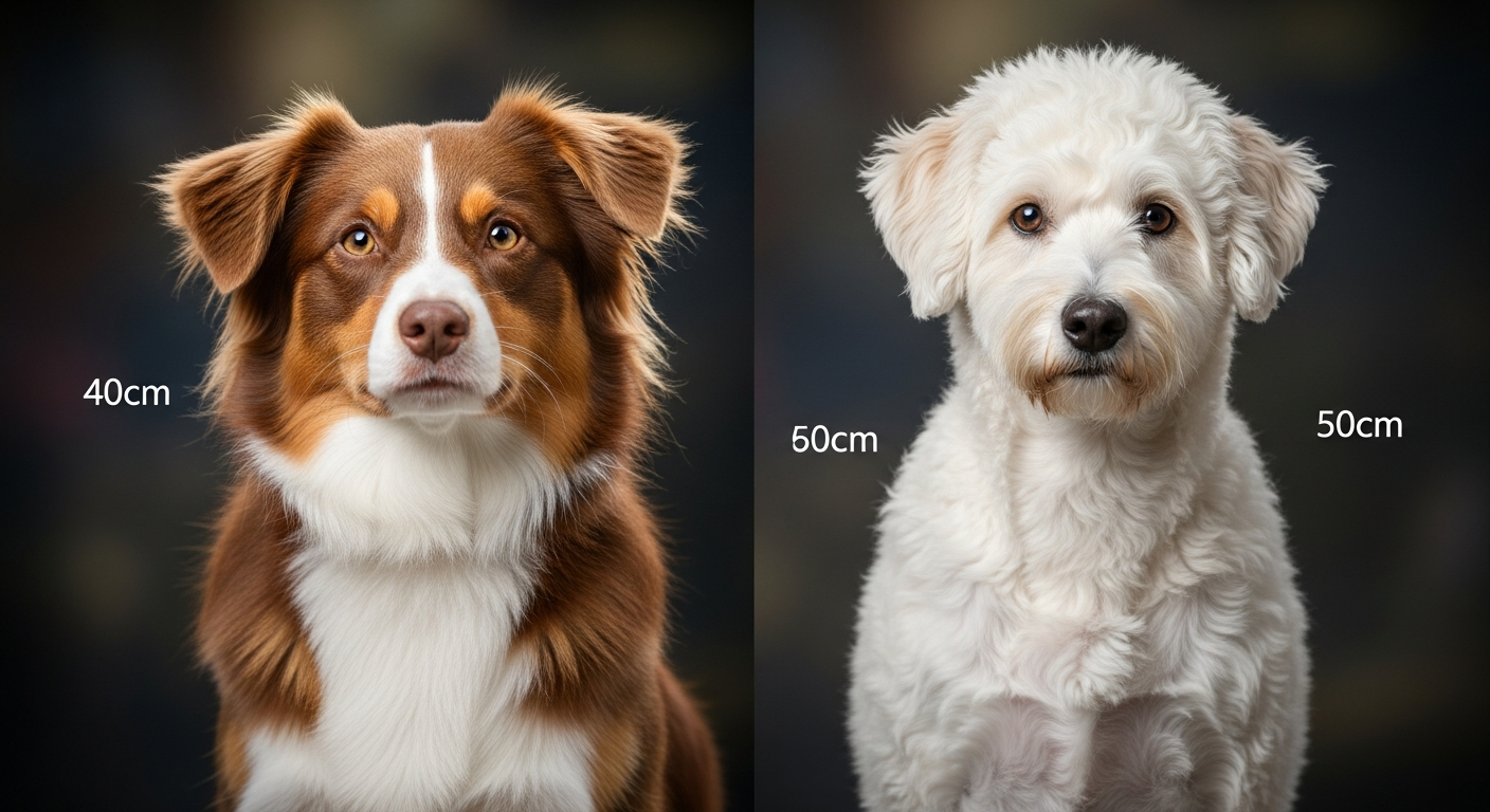 Comparaison Berger Américain Miniature vs Chien D'Eau Portugais A Poil Frise
