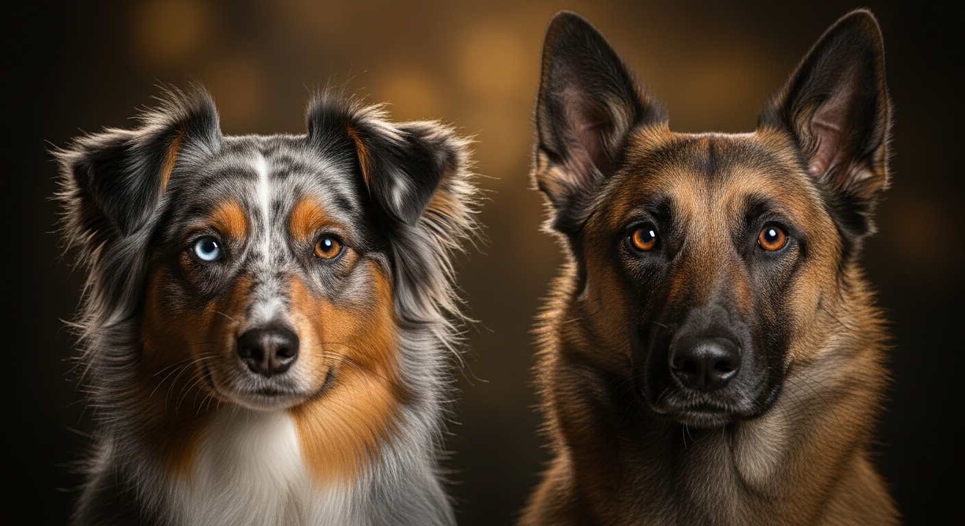 Comparaison Berger Américain Miniature vs Chien De Berger Belge Laekenois