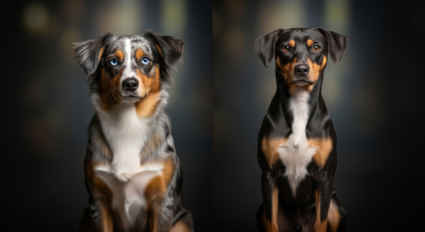 Comparaison Berger Américain Miniature vs Chien De Phu Quoc A Crete Dorsale