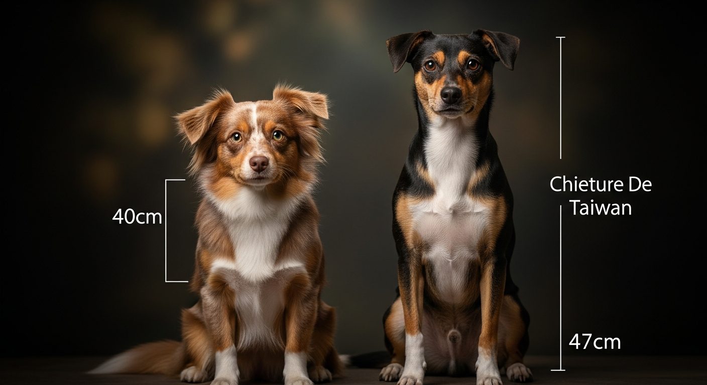 Comparaison Berger Américain Miniature vs Chien De Taiwan