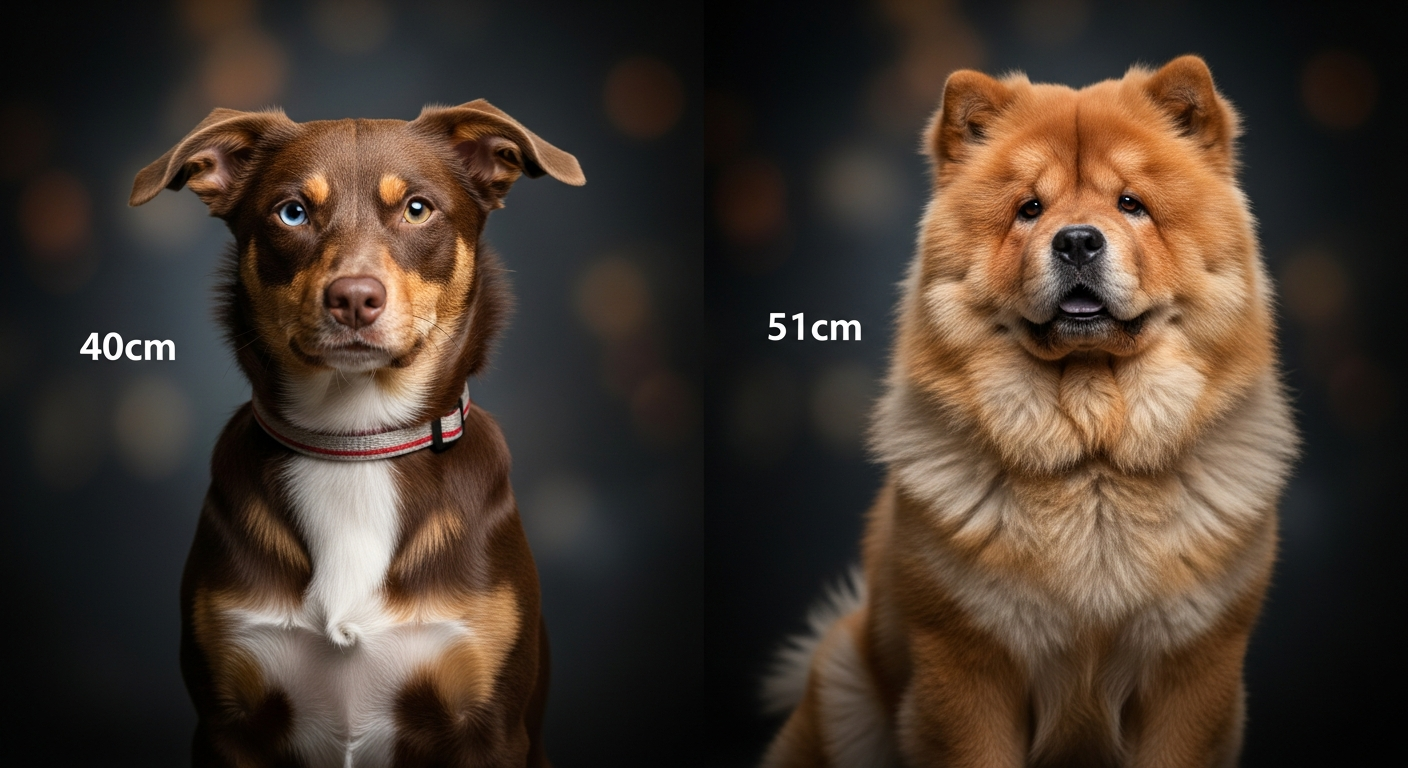 Comparaison Berger Américain Miniature vs Chow Chow Autres Couleurs
