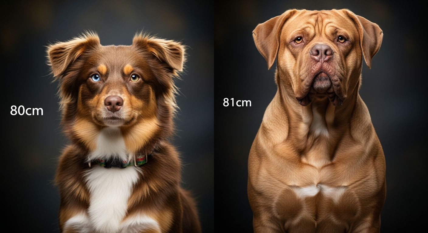 Comparaison Berger Américain Miniature vs Dogue Allemand Fauve