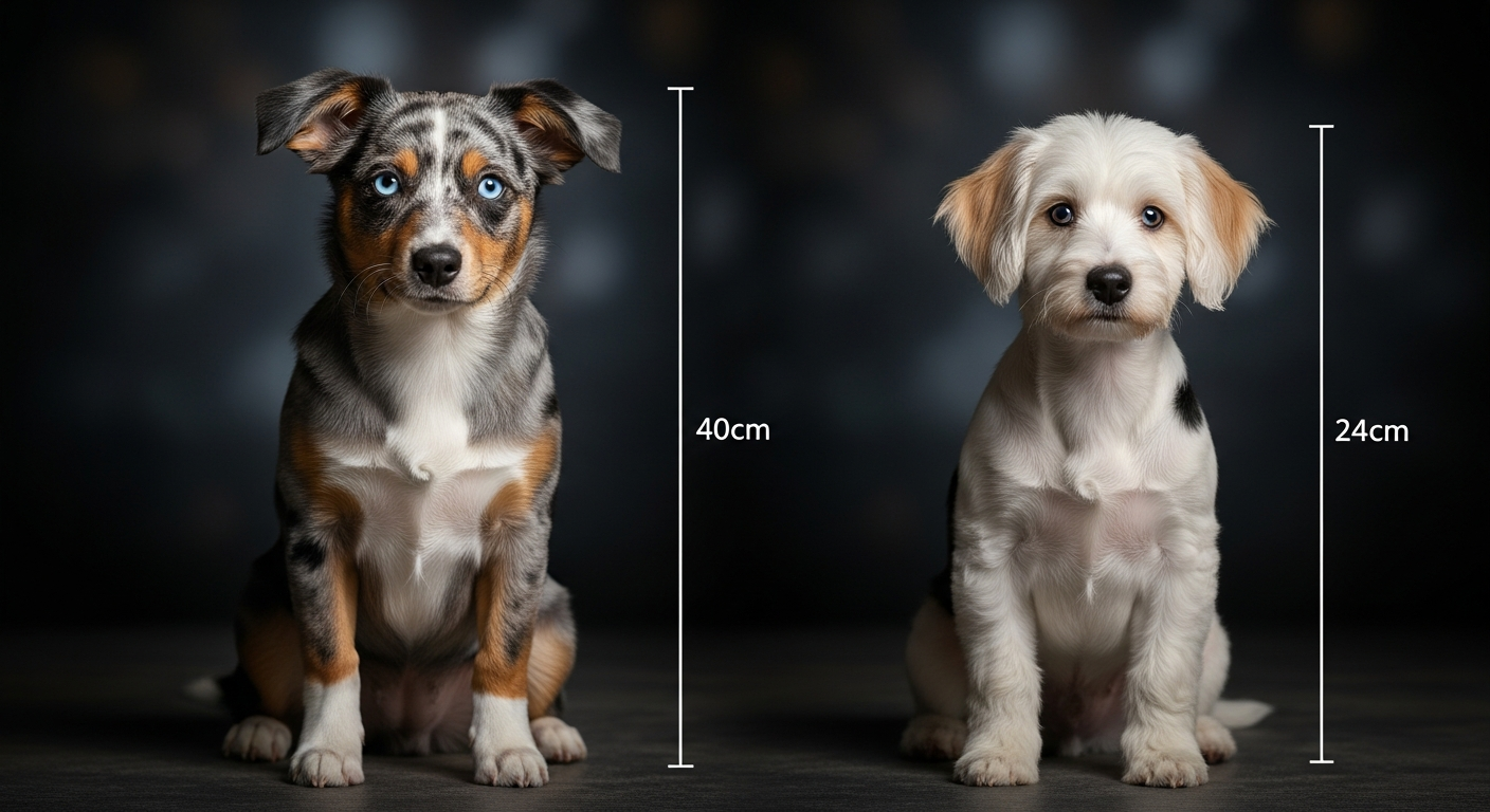 Comparaison Berger Américain Miniature vs Epagneul Nain Continental (Phalene)