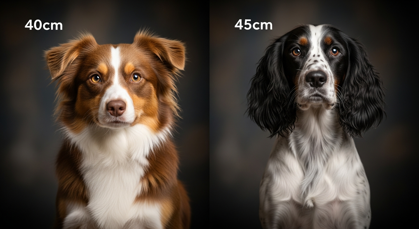 Comparaison Berger Américain Miniature vs Field Spaniel