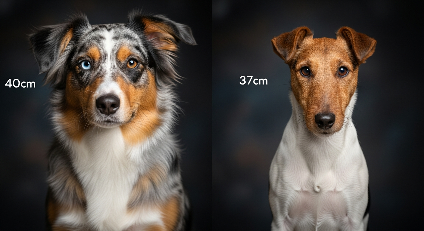 Comparaison Berger Américain Miniature vs Fox Terrier À Poil Dur