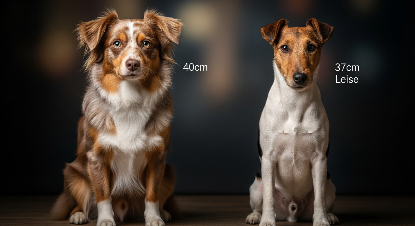 Comparaison Berger Américain Miniature vs Fox Terrier À Poil Lisse