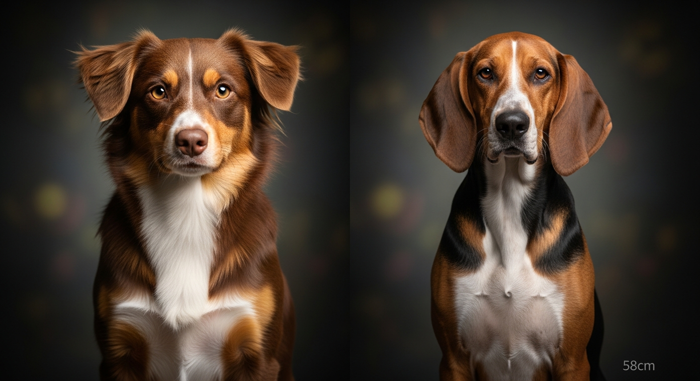 Comparaison Berger Américain Miniature vs Foxhound Américain