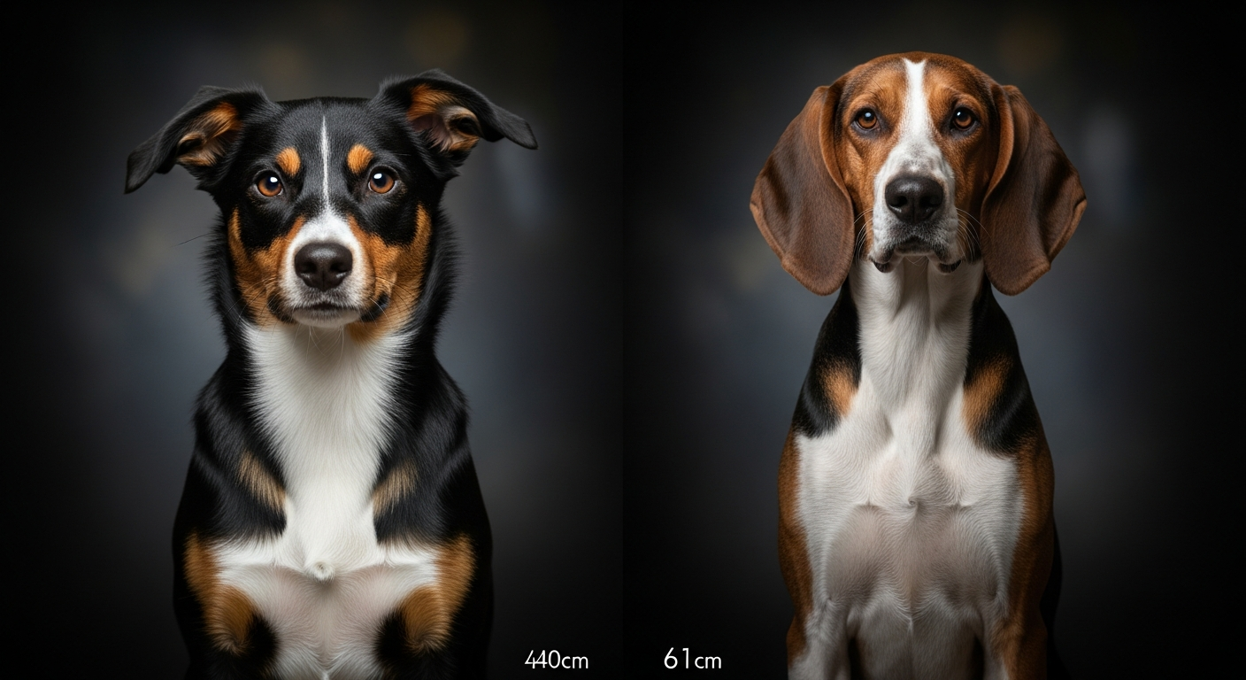 Comparaison Berger Américain Miniature vs Foxhound Anglais