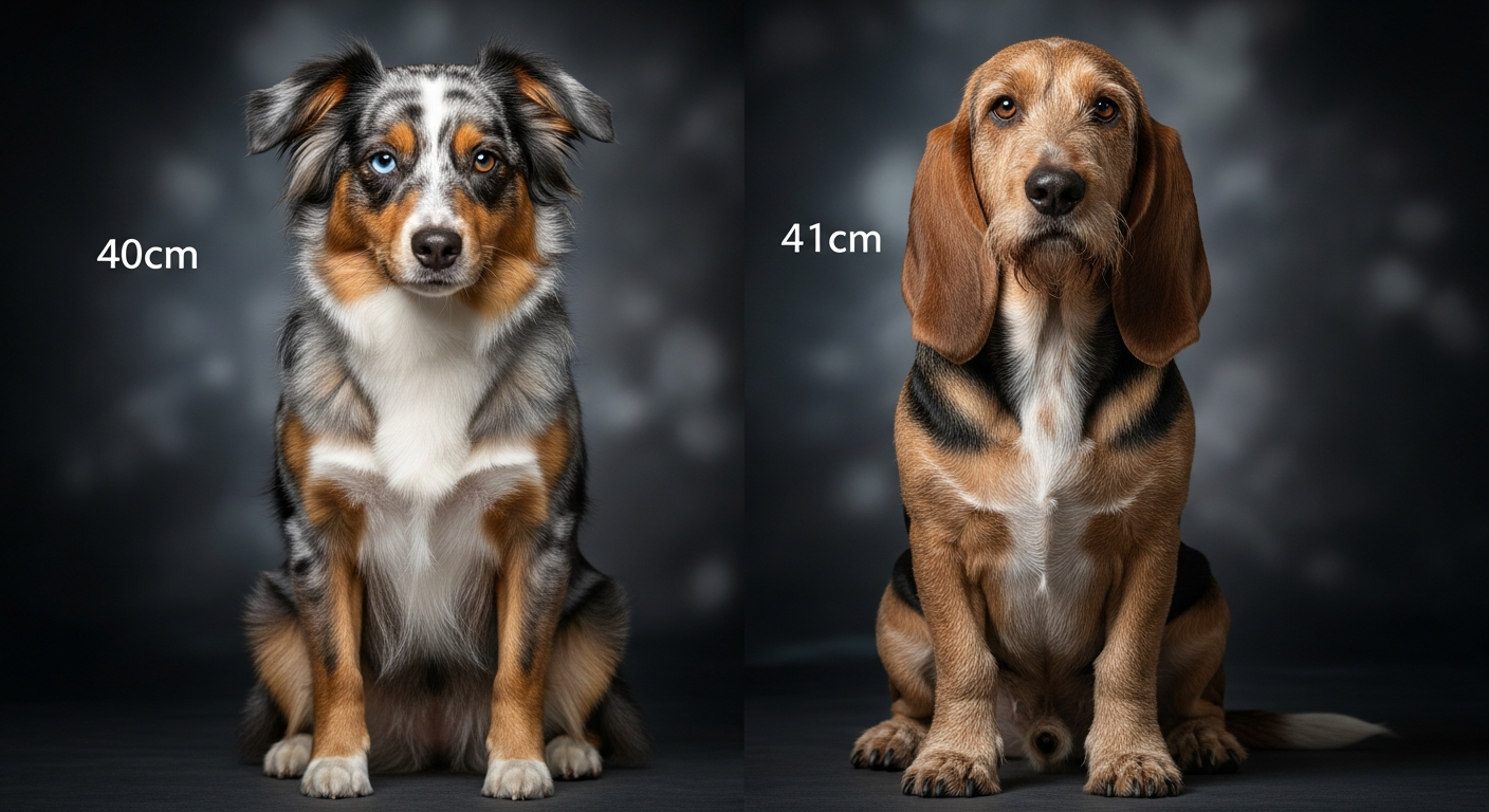 Comparaison Berger Américain Miniature vs Grand Basset Griffon Vendeen