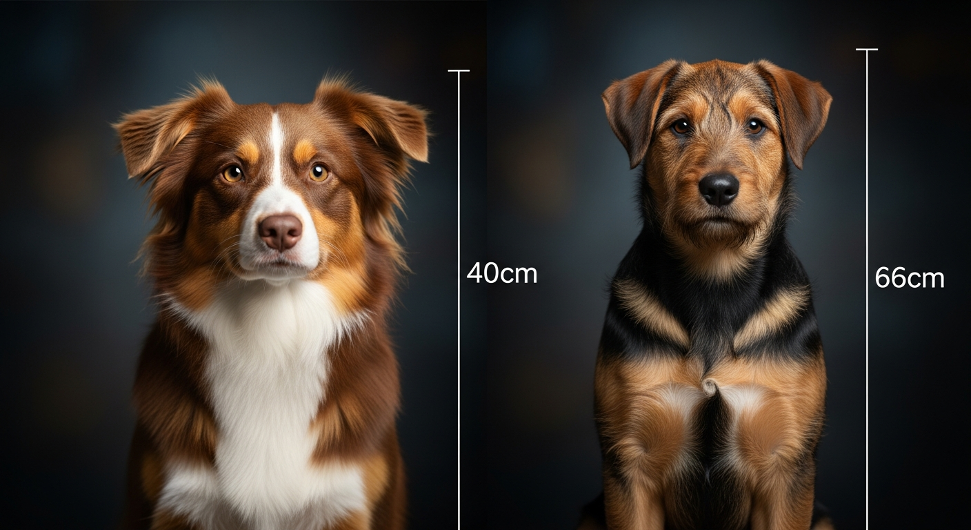 Comparaison Berger Américain Miniature vs Grand Bouvier Suisse
