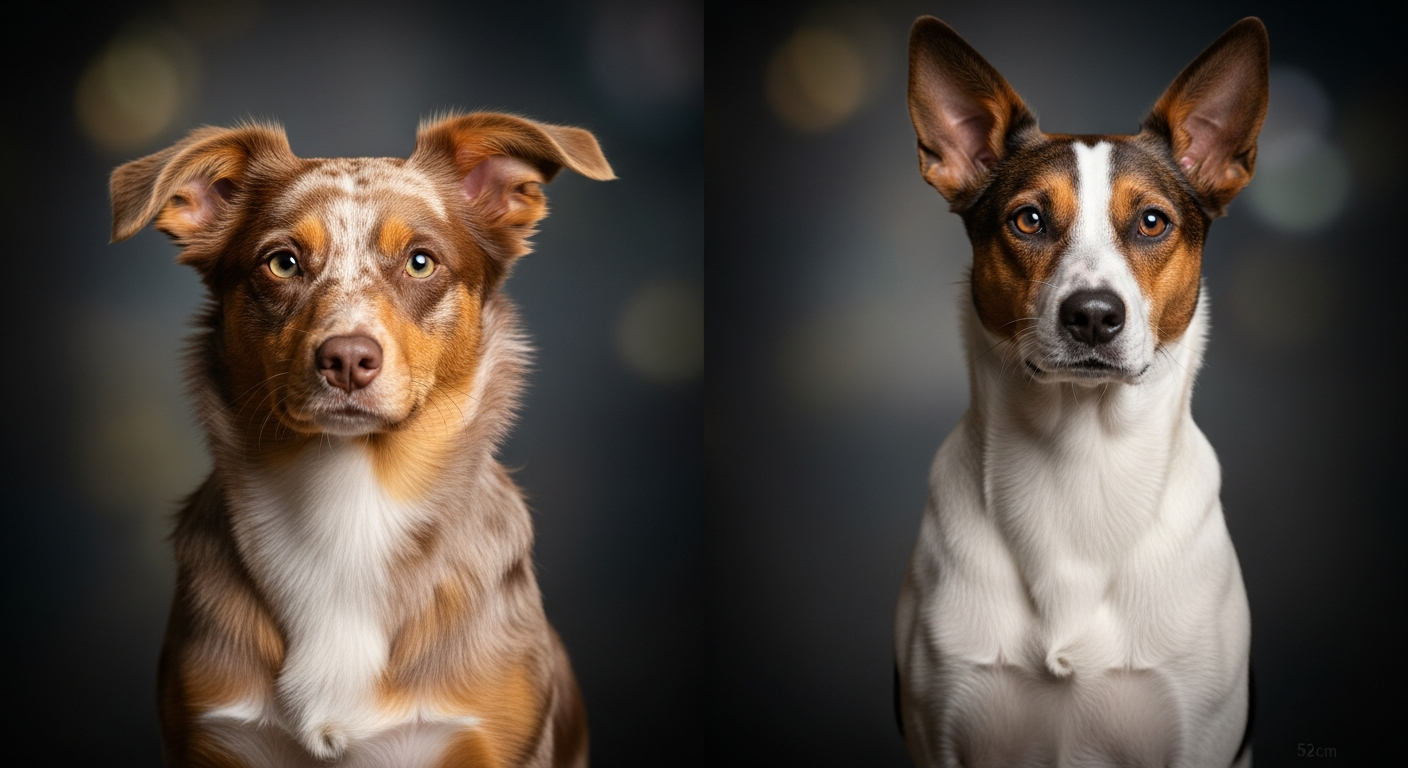 Comparaison Berger Américain Miniature vs Grand Caniche Autres Couleurs