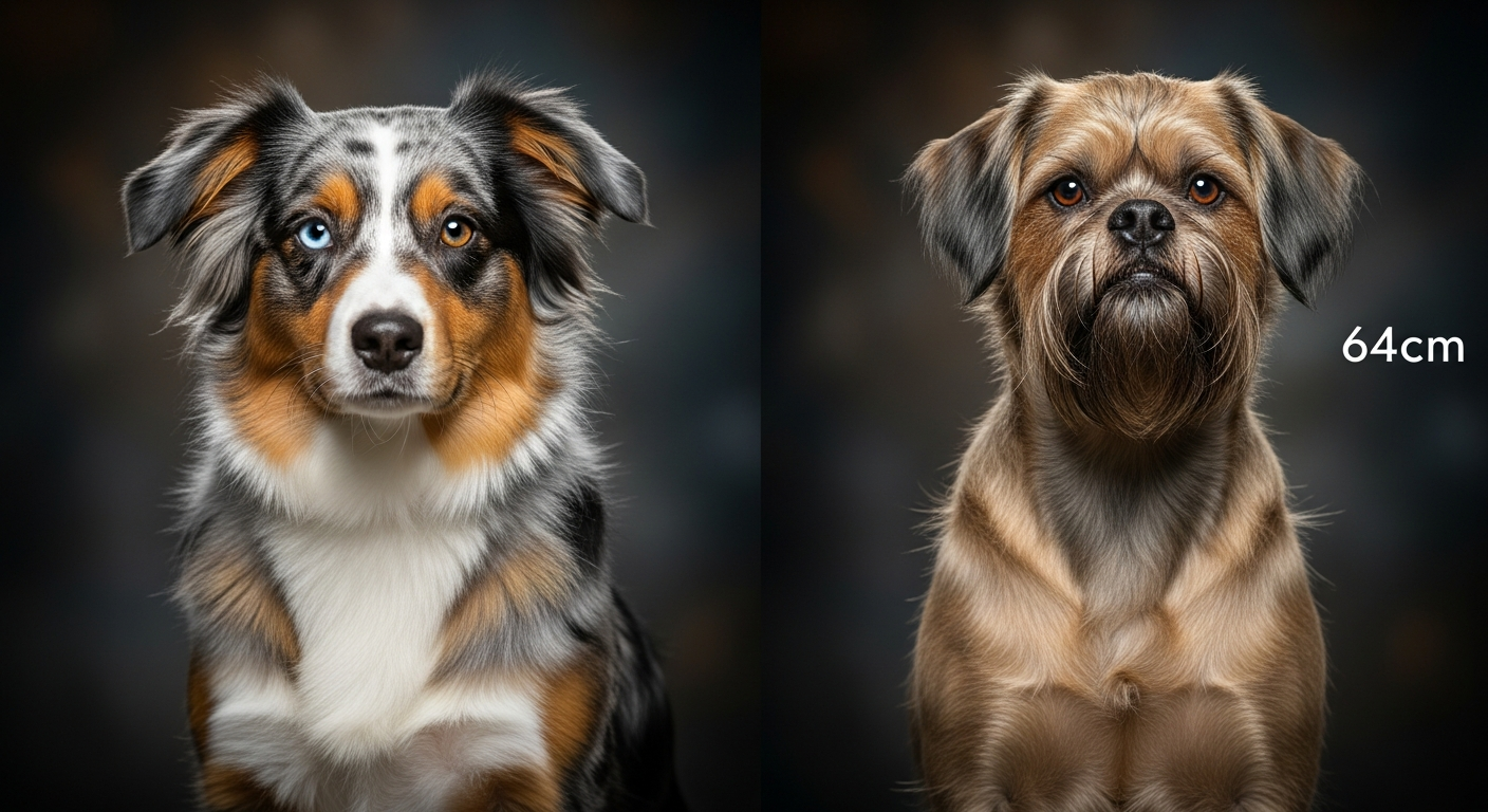Comparaison Berger Américain Miniature vs Grand Griffon Vendeen