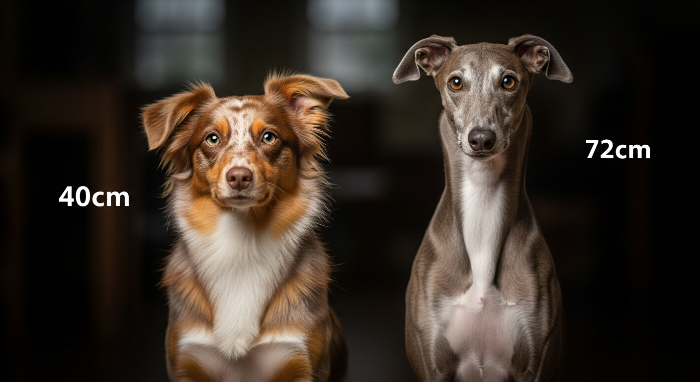 Comparaison Berger Américain Miniature vs Greyhound