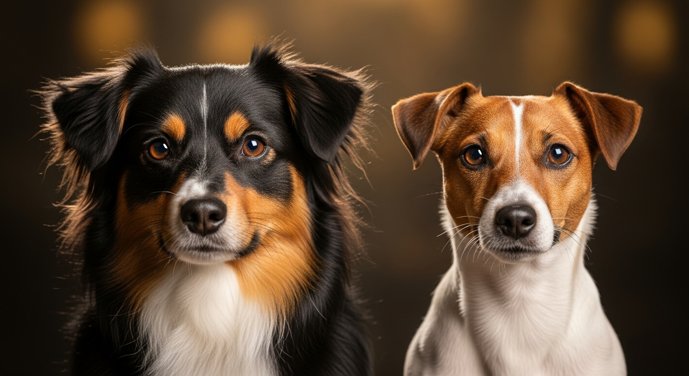 Comparaison Berger Américain Miniature vs Jack Russell Terrier