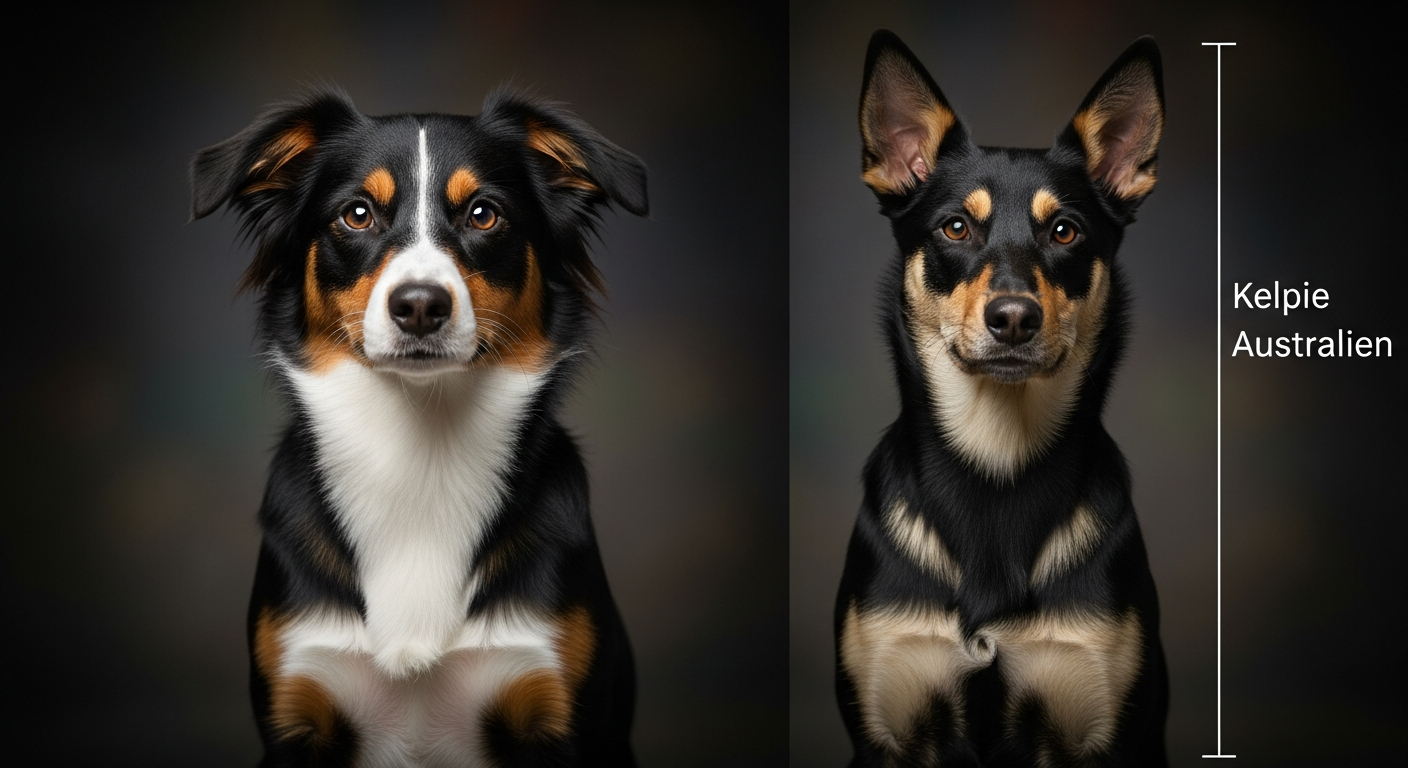 Comparaison Berger Américain Miniature vs Kelpie Australien