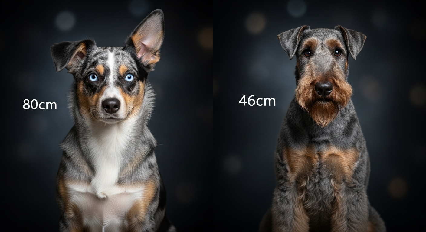 Comparaison Berger Américain Miniature vs Kerry Blue Terrier