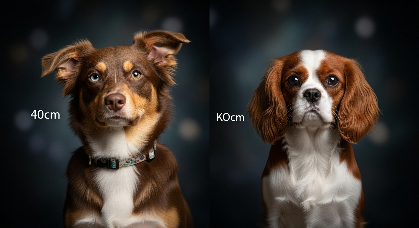 Comparaison Berger Américain Miniature vs King Charles Spaniel
