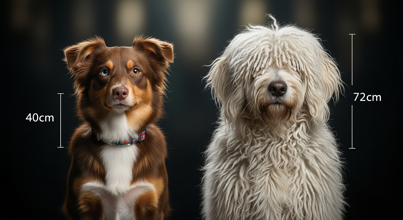 Comparaison Berger Américain Miniature vs Komondor