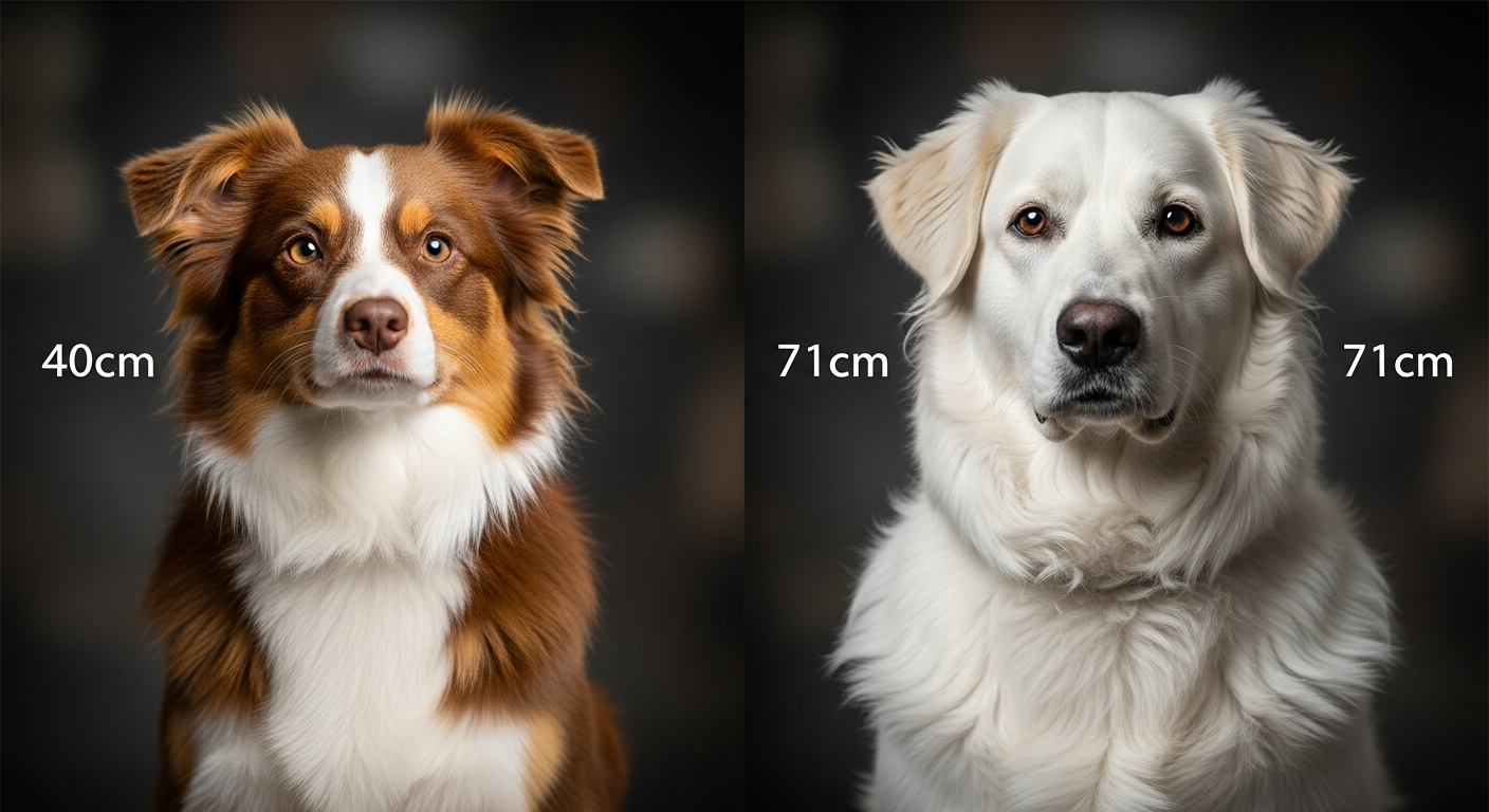 Comparaison Berger Américain Miniature vs Kuvasz