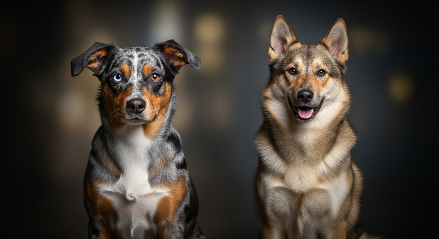 Comparaison Berger Américain Miniature vs Laika De Sibérie Orientale
