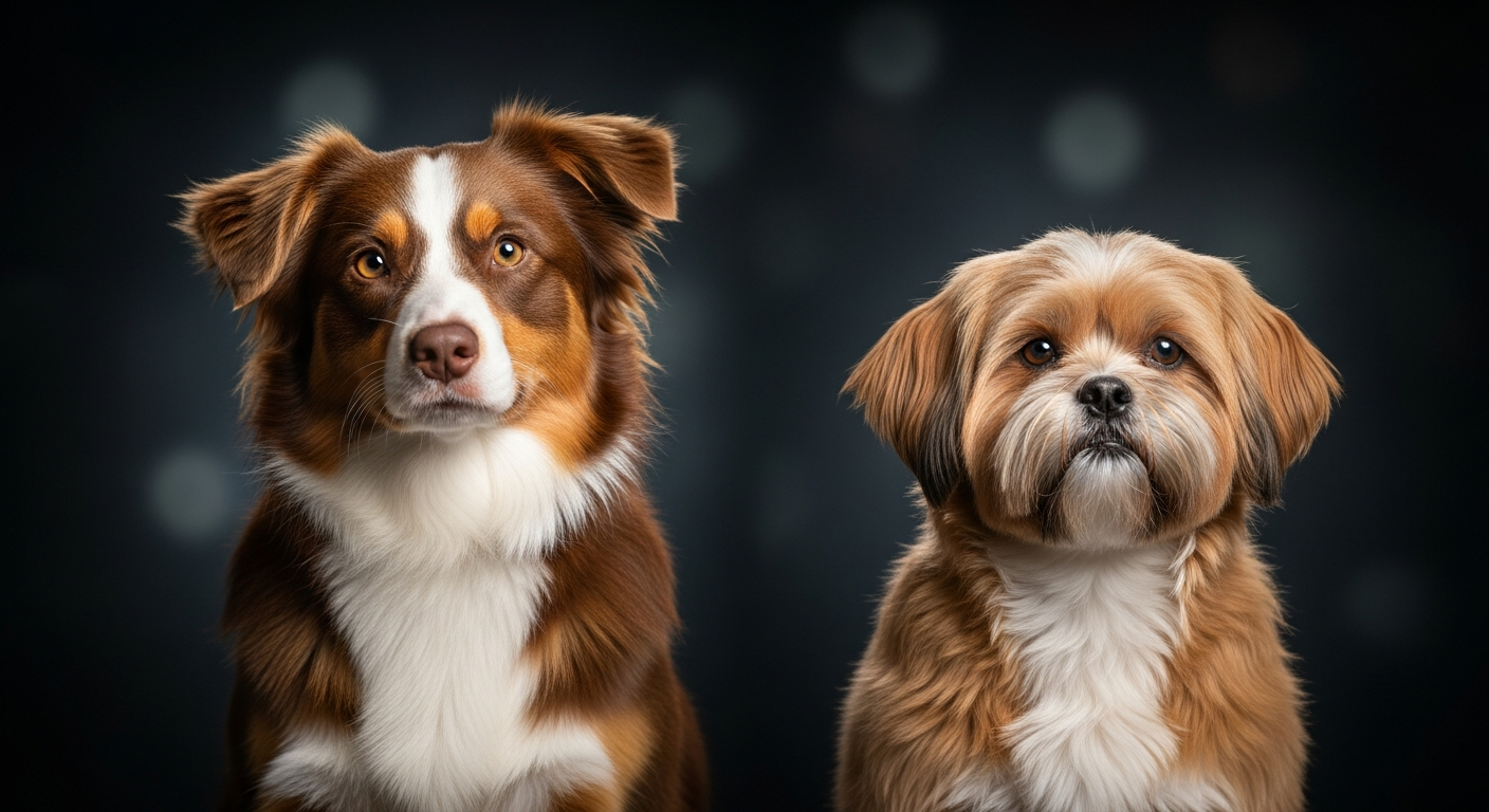 Comparaison Berger Américain Miniature vs Lhassa Apso