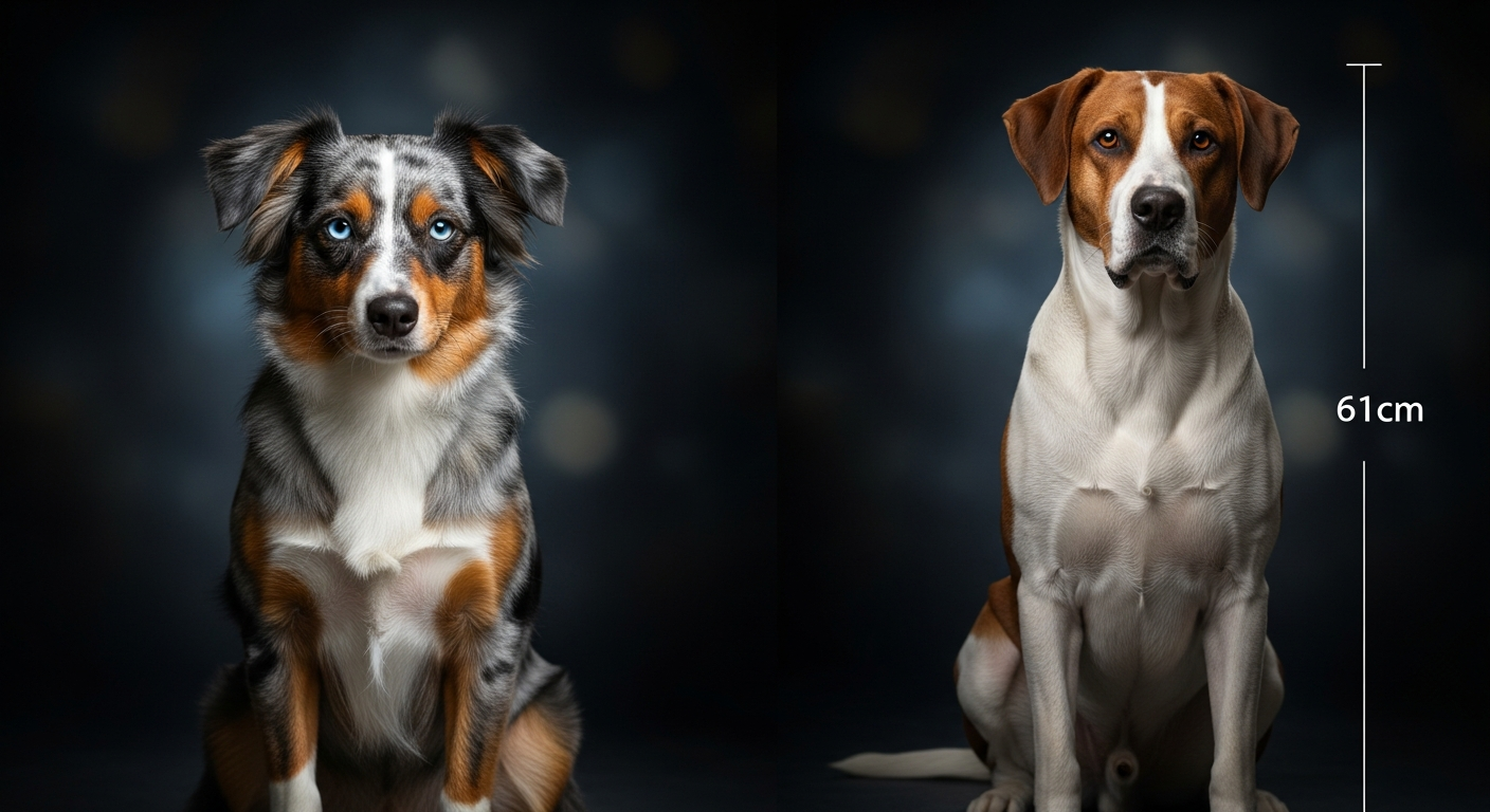 Comparaison Berger Américain Miniature vs Perro Leones De Pastor
