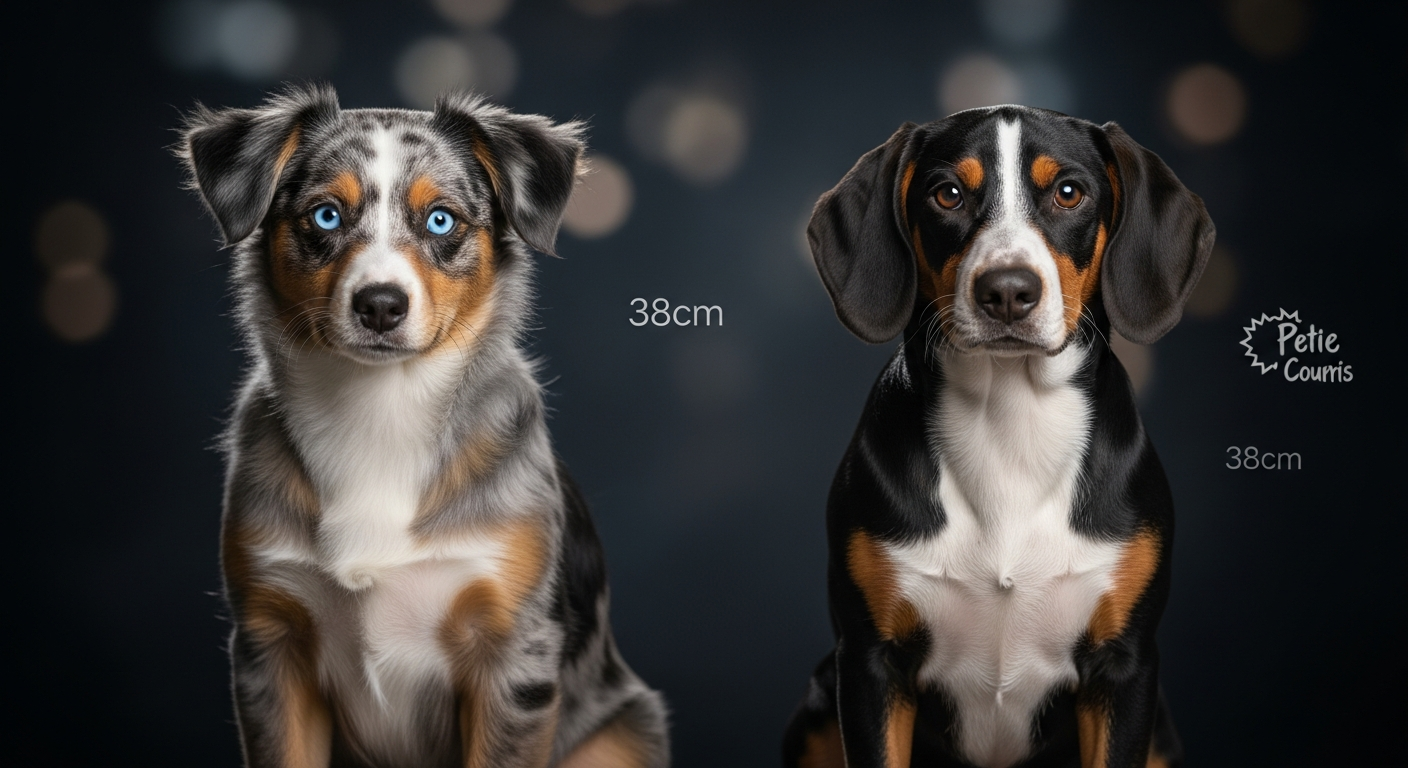 Comparaison Berger Américain Miniature vs Petit Chien Courant Bernois