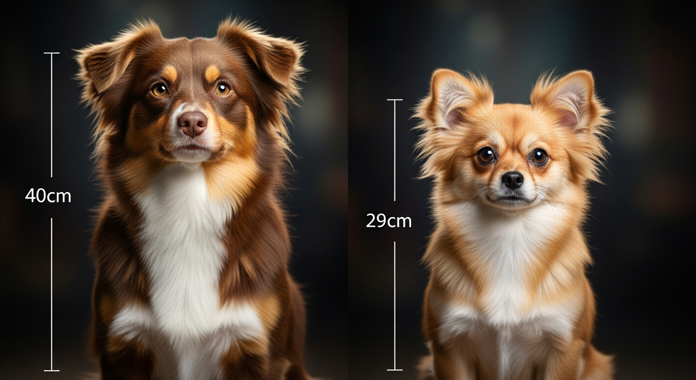 Comparaison Berger Américain Miniature vs Petit Chien Lion