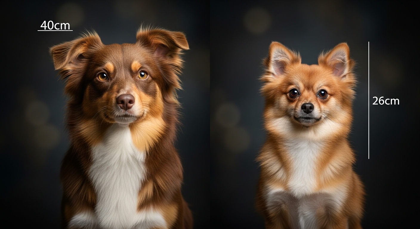 Comparaison Berger Américain Miniature vs Petit Spitz Autres Couleurs