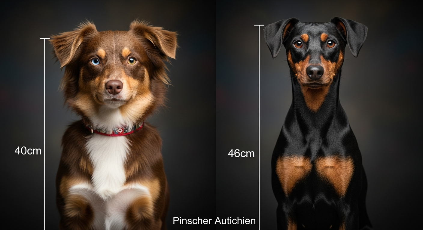 Comparaison Berger Américain Miniature vs Pinscher Autrichien