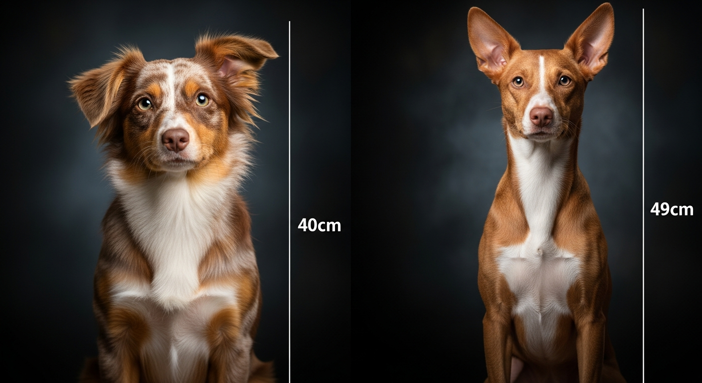 Comparaison Berger Américain Miniature vs Podenco Andaluz