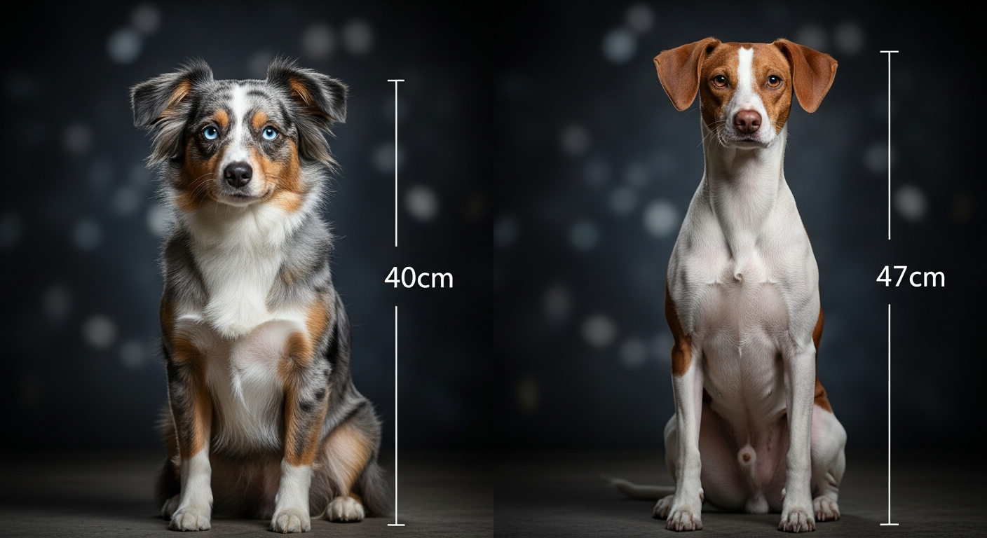 Comparaison Berger Américain Miniature vs Podengo Portugais À Poil Dur Moyen