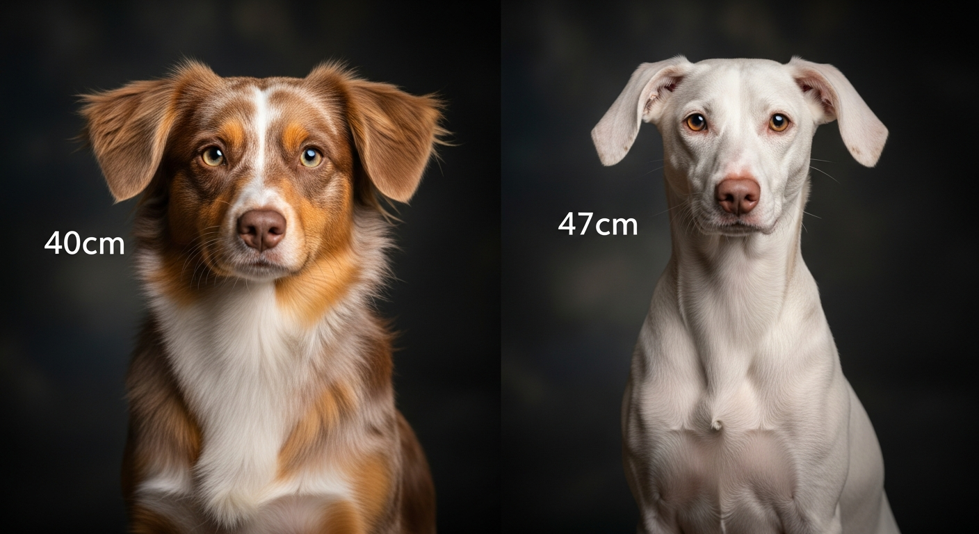 Comparaison Berger Américain Miniature vs Podengo Portugais À Poil Lisse Moyen
