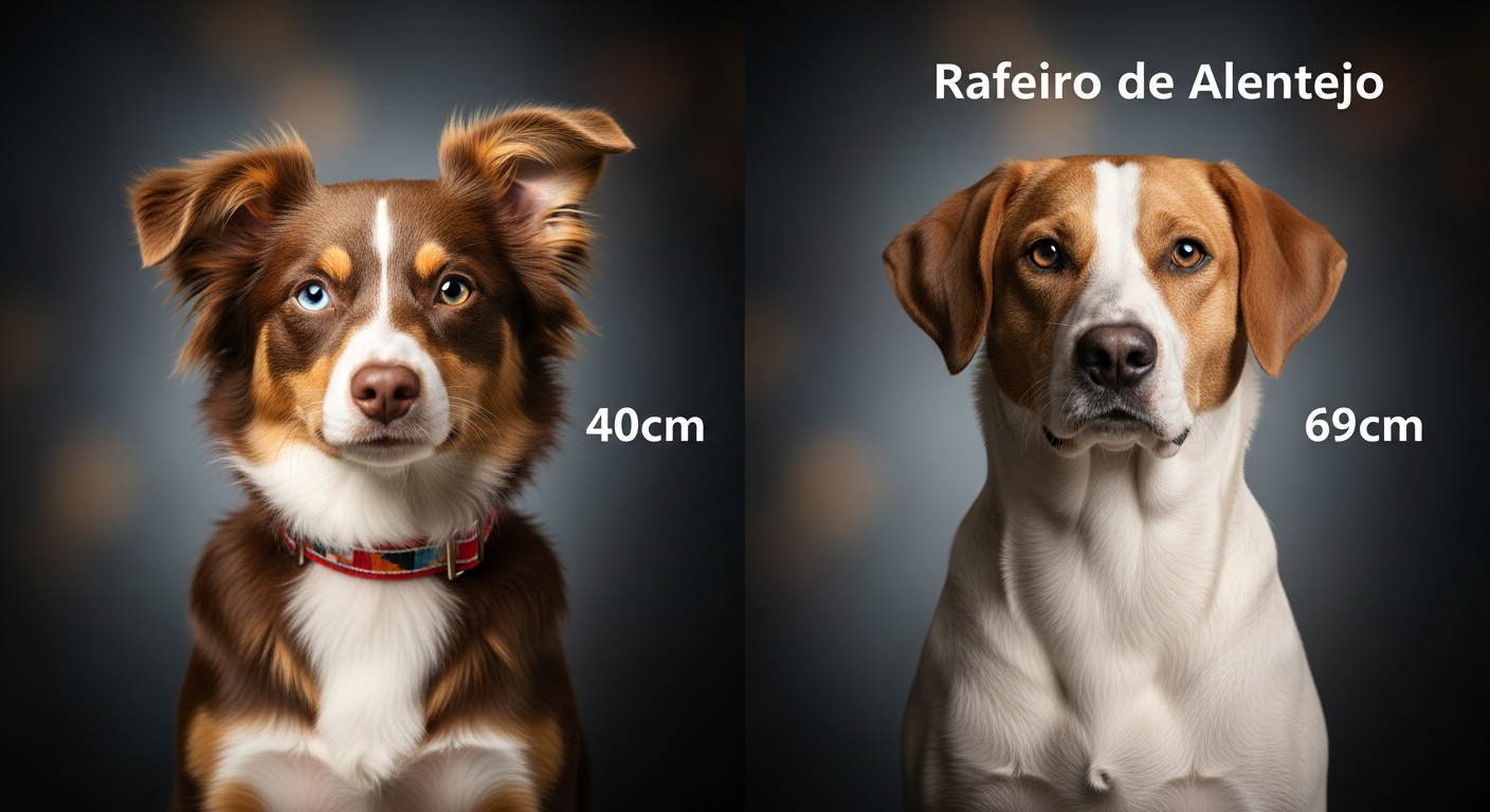 Comparaison Berger Américain Miniature vs Rafeiro De Alentejo