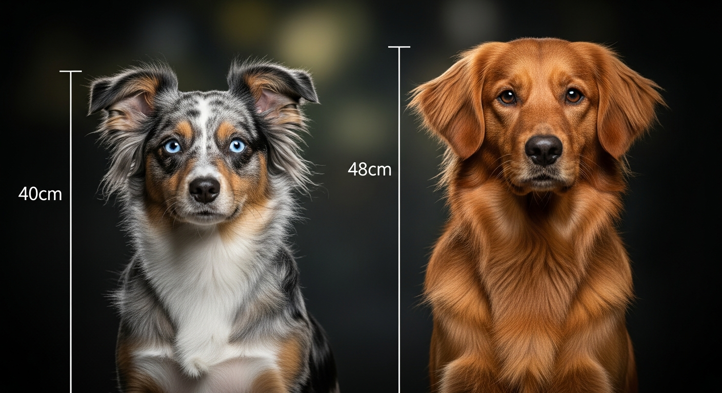 Comparaison Berger Américain Miniature vs Retriever De La Nouvelle Ecosse