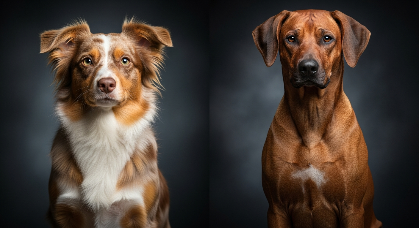 Comparaison Berger Américain Miniature vs Rhodesian Ridgeback