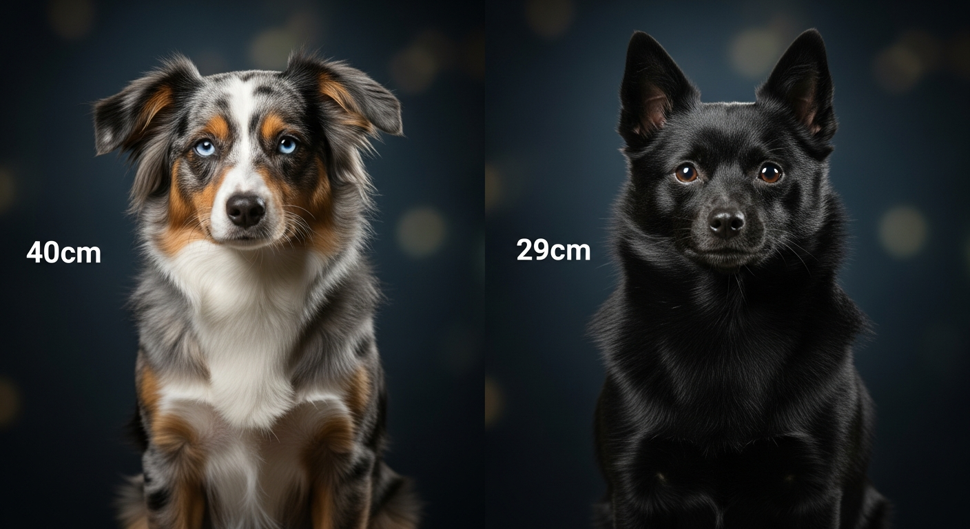 Comparaison Berger Américain Miniature vs Schipperke